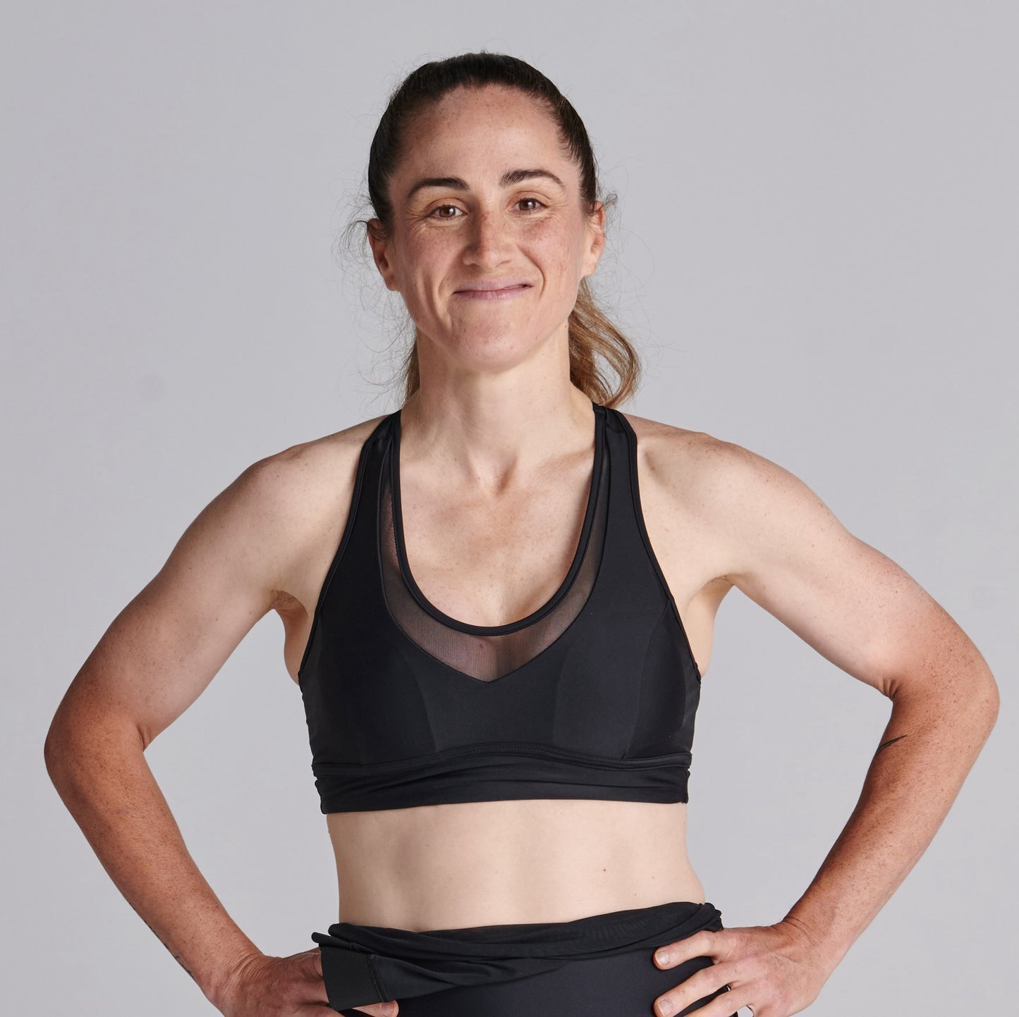 "Hold ‘em Down" Cycling Bra Crop