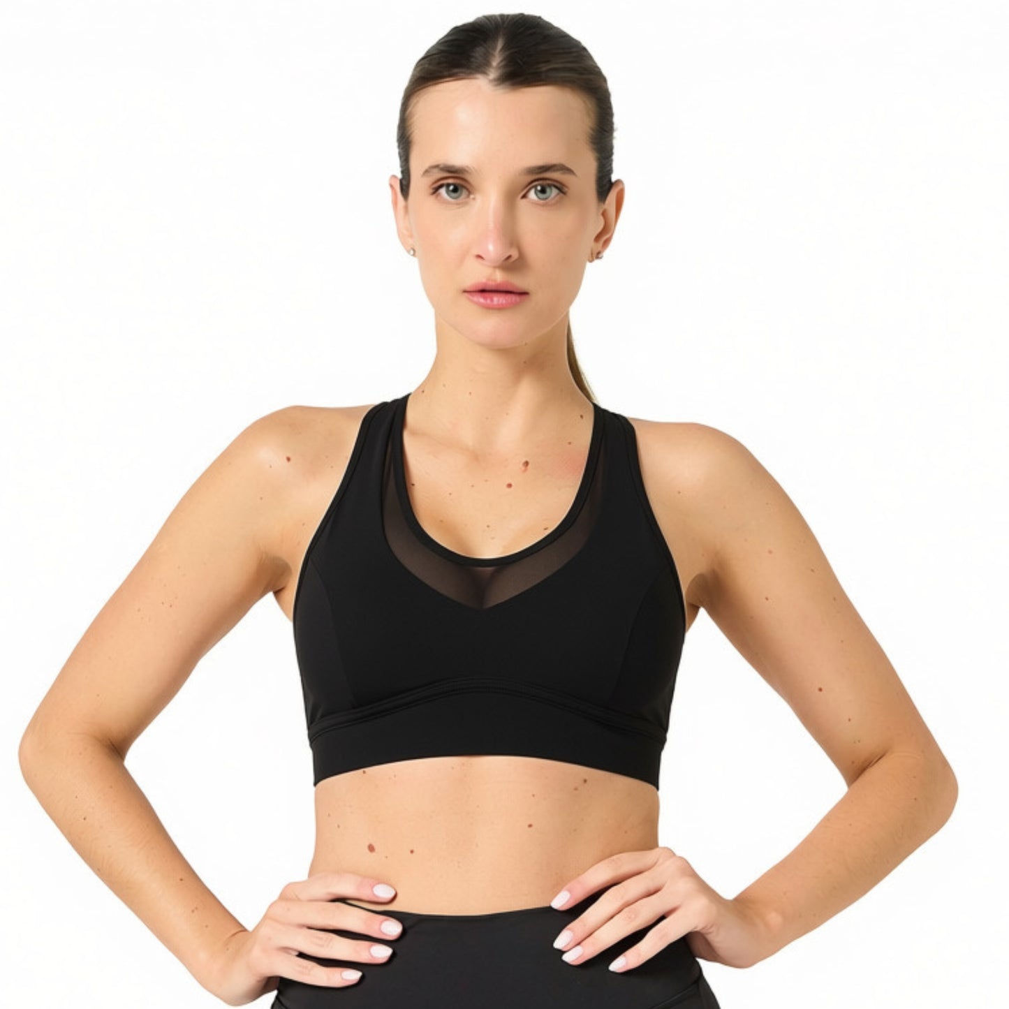 "Hold ‘Em Down" Cut Out Bra Crop