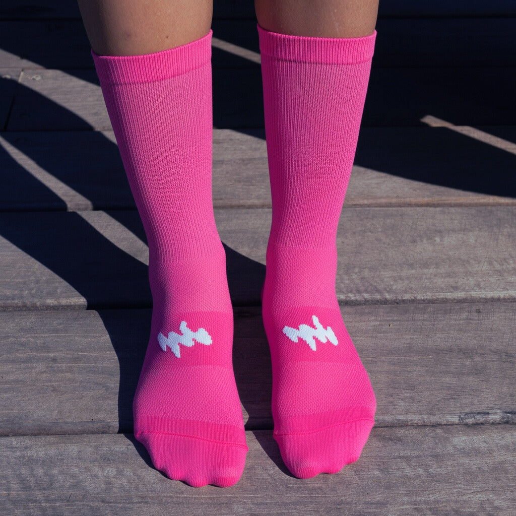 "Just the Right Height" Cycling Socks Version 2.0