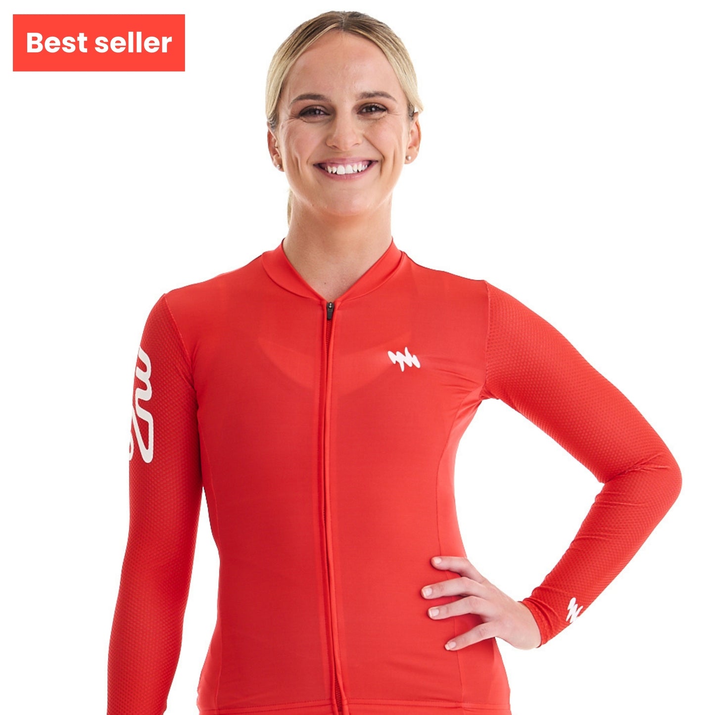 "Fits Like Shapewear" Long Sleeve Summer Cycling Jersey