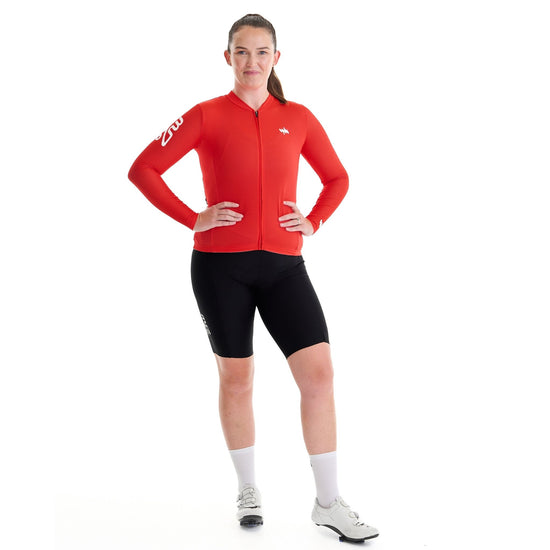 "Fits Like Shapewear" Long Sleeve Summer Cycling Jersey