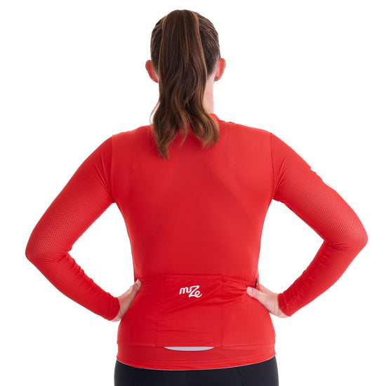 "Fits Like Shapewear" Long Sleeve Summer Cycling Jersey