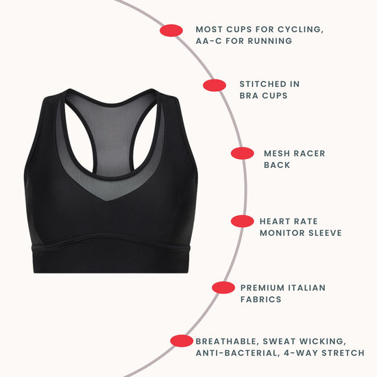 "Hold ‘em Down" Cycling Bra Crop