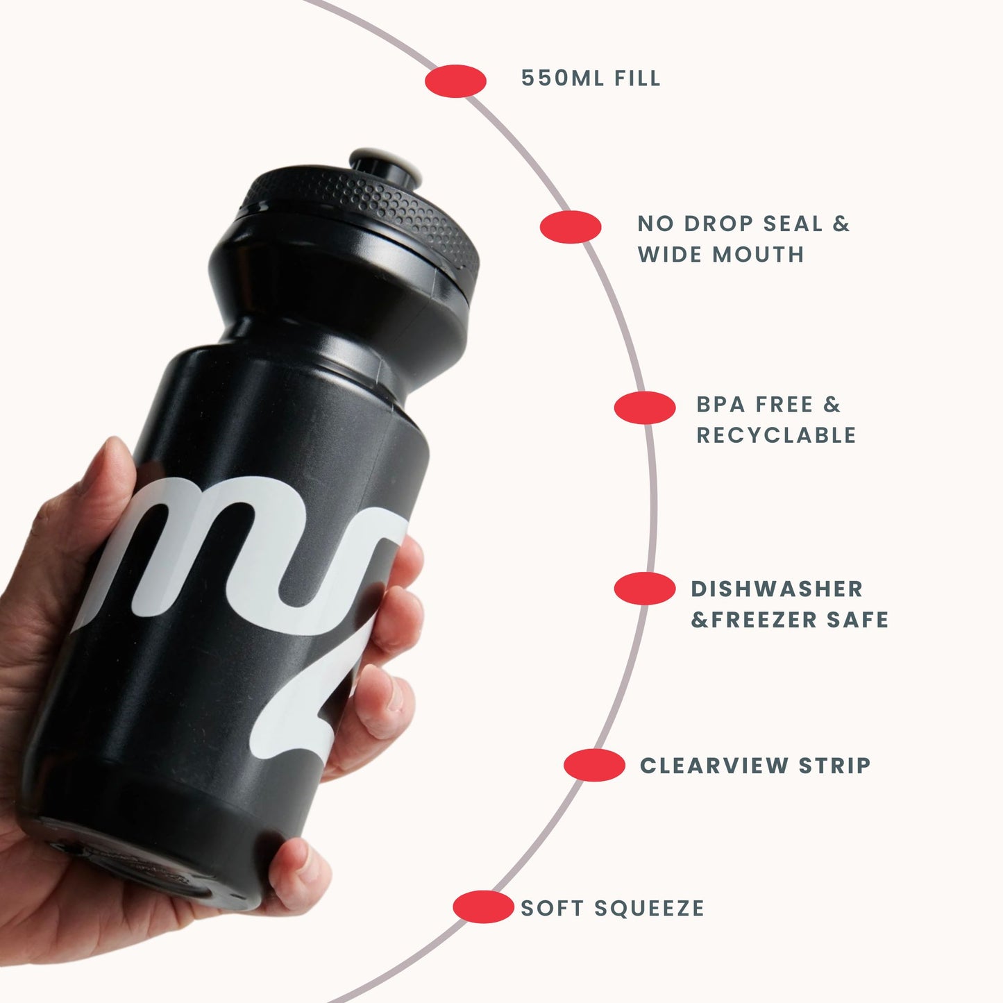 "No Drip" Water Bottle
