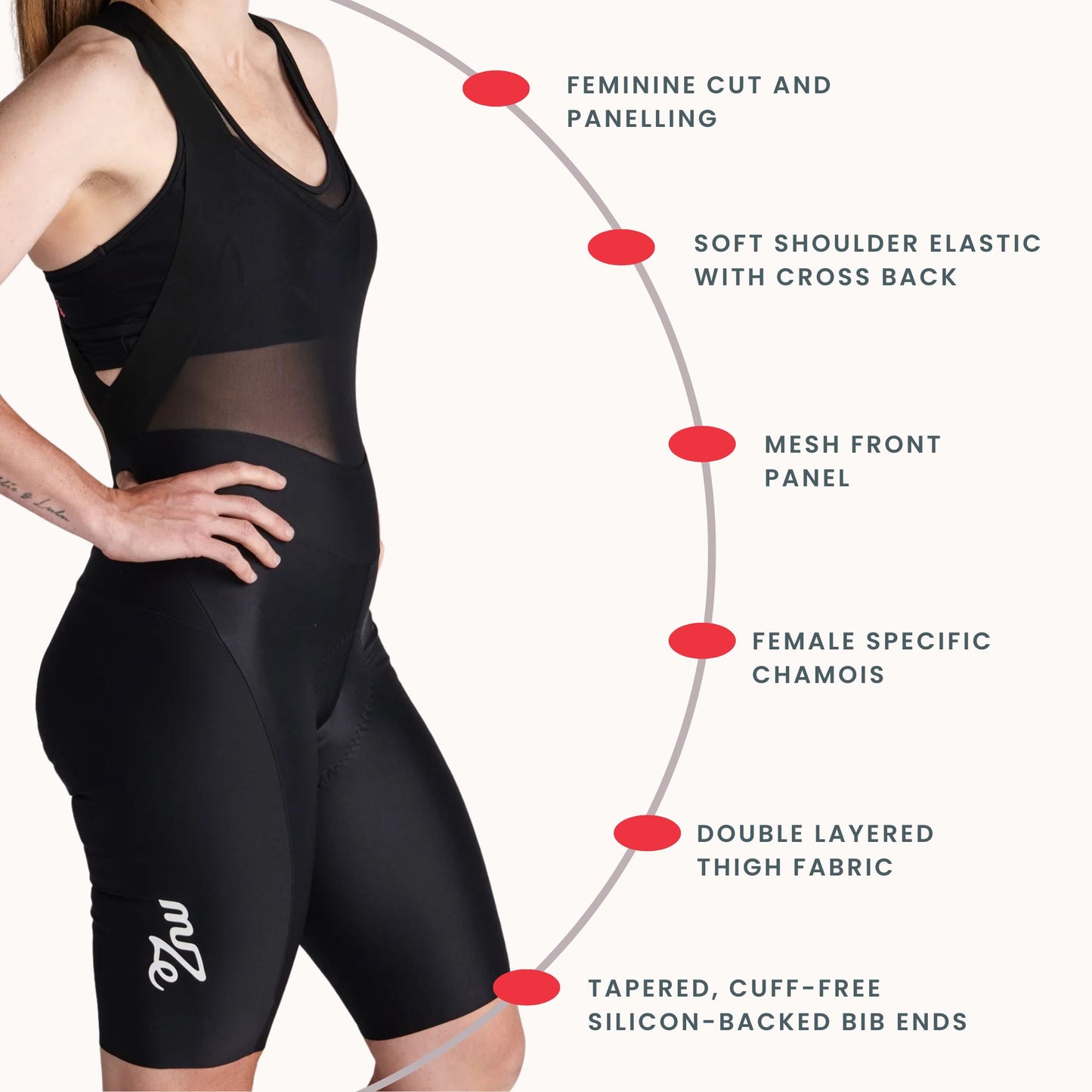 "See Ya Sausage Legs" Cycling Bib Shorts