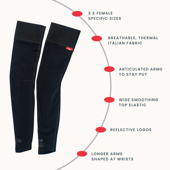 "No Bumps" Cycling Arm Warmers
