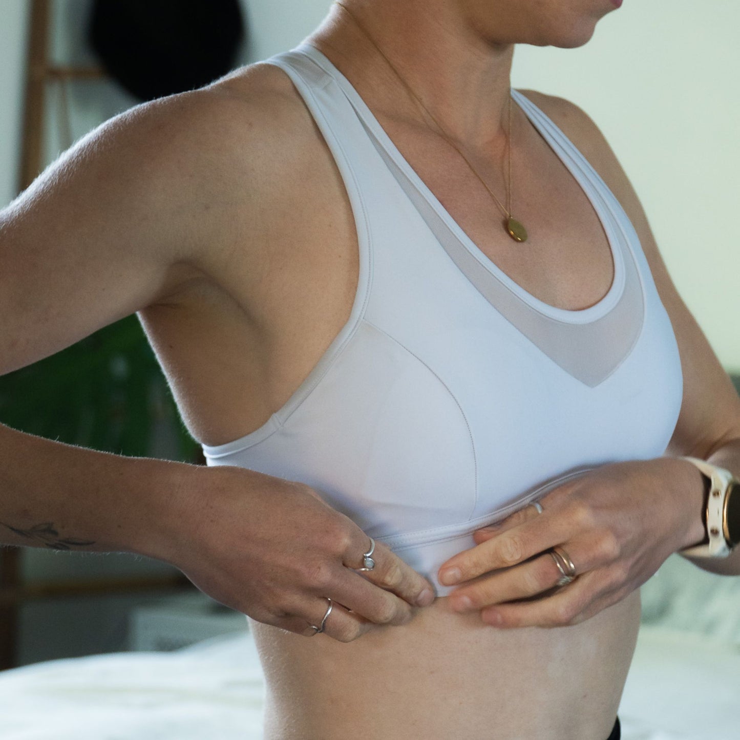 "Hold ‘em Down" Cycling Bra Crop
